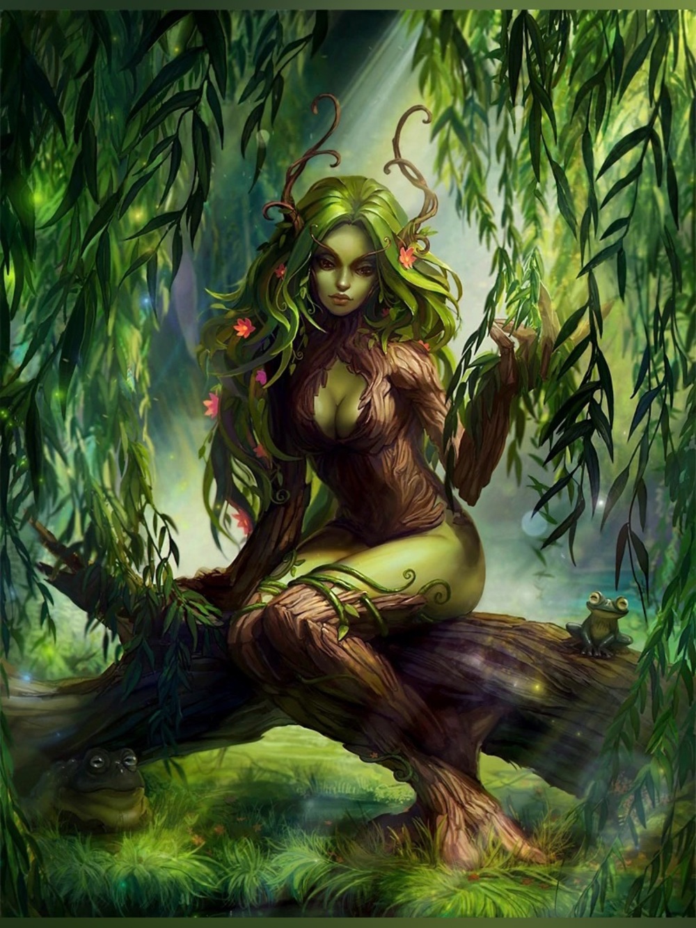 Green Goddess 🌿🍄‍🟫 Cosmic Creations 🌖✨
